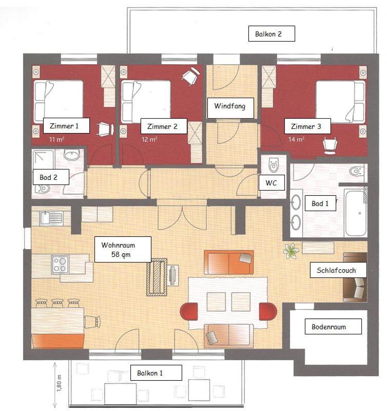 All Seasons Lodge By All In One Apartments Kaprun Exteriör bild